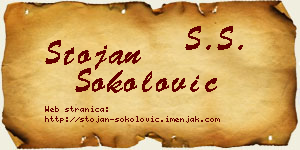 Stojan Sokolović vizit kartica